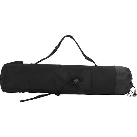 Sac de pêche polyvalent pliable avec canne à pêche réglable, moulinet et boîte de rangement pour leurres (Noir) (1/5)