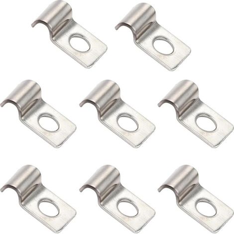 60 Pièces Fixation Grillage Rigide Sur Mur: M5 Attache Grillage Rigide, pour La Maison, Le Jardin, Fixation pour Tube Ø 5 mm, Clips Grillage Rigide (1/5)
