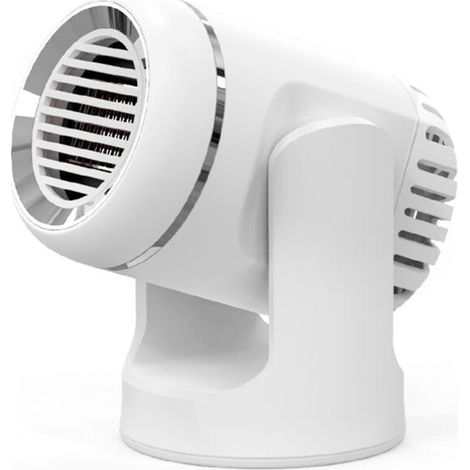 12V 130W electric car heater. Portable electric heater fan. Wind defroster. Demister. Car defroster. Black/white (1/5)