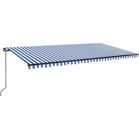 Maison Exclusive - Markise Manuell Einziehbar mit LED 600x300 cm