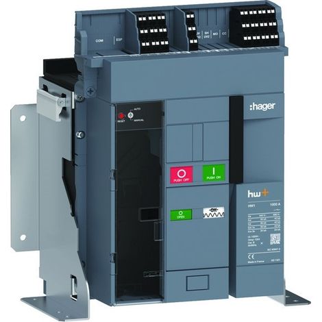 Disjoncteur Ouvert HW1 55kA 1000A 3P Fixe pour TU sentinel Energy - HAGER HW1M310FE
