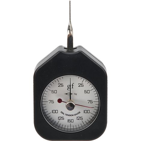SEG-150-2 Tensiomètre à cadran à double aiguille, jauge de force 150 g pour la mesure de la force (1/5)