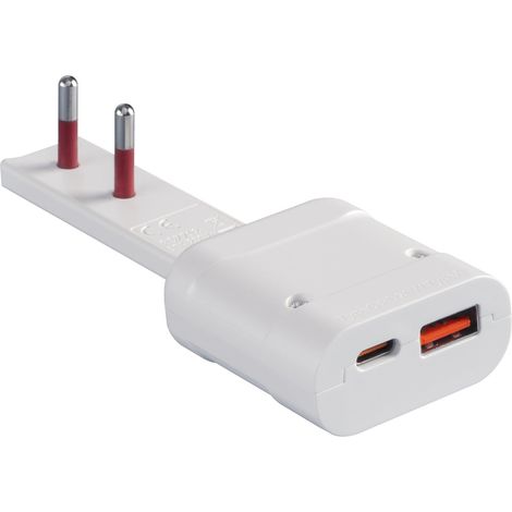 Caricatore USB ultrapiatto 20W Emilia flat