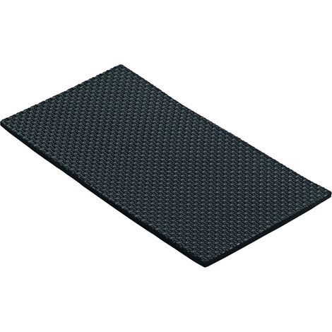 Hettich Antirutschpads schwarz 100 x 200 x 5.0 mm - 2 Stück Filzgleiter