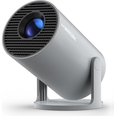 Mini projecteur Portable Auto Keystone, Vidéoprojecteur Intelligent 4K/200 ANSI avec WiFi 6, BT 5.4, 130 Pouces, retournement à 180 degrés, système d'exploitation Android 14.0 intégré (1/5)