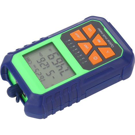 Wattmètre optique portable, 2 modes de rétroéclairage, testeur de puissance pour câbles à fibre optique, destiné à la maintenance technique -50 à +26 dBm (1/5)