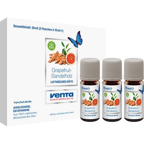 Venta Taoasis Bio-Ölset 3x10ml Grapefruit-/Sandelholzöl