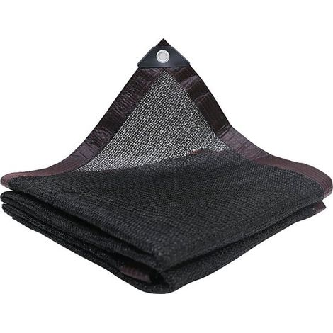 Filet d'ombrage - Toile d'ombrage extérieure - Tissu en maille avec œillets - 2 x 3 m - Maille pour la protection des plantes - Rectangulaire - Tissu en maille robuste et respirant - Convient aux plan (1/5)