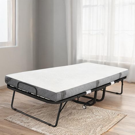 Matelas branco e Preto en aço Espuma e Poliéster (1/5)