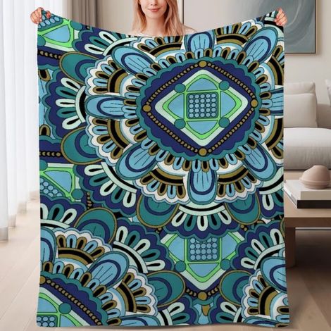Couverture de lit en polaire, douce et chaude en microfibre toutes saisons, décoration intérieure stylée, cadeau pour femmes et hommes, 6080 pouces (1/4)