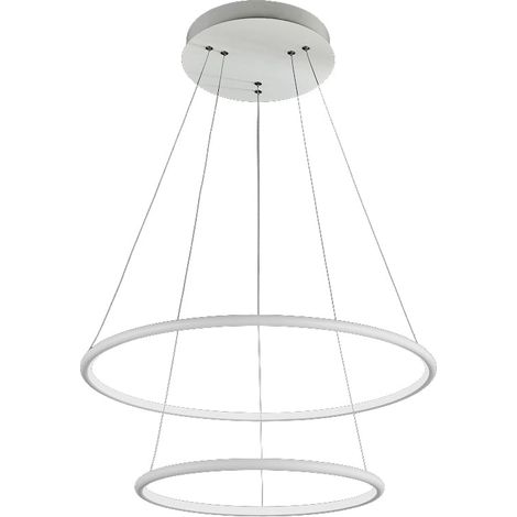 Suspension LED Milagro Orion ML502 53W blanche Ø60