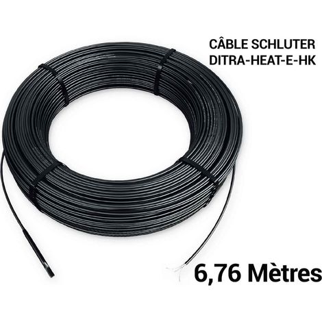 Câble de chauffage 12.5 W/M DITRA HEAT E HK SCHLUTER 6.76 mètres