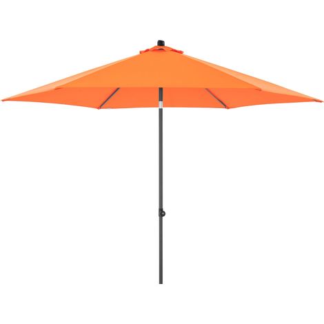 Doppler Mittelmastschirm "Push Up" Ø300 cm, orange, Bezug aus 100% Polyester, Gestell aus Aluminium, Gewicht 6,8 kg (1/5)
