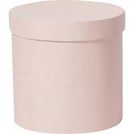 Boîte cadeau pour fleurs, emballage pour bouquet de fleurs, carton, seau rond à fleurs-14x14cm-Pink (1/3)