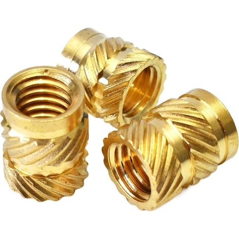 Écrou à insert en laiton M1 M1.4 M1.6 M1.7 M2 M2.5 M3 M4 M5 M6 (1/5)