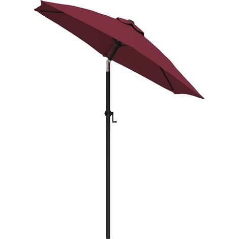 Parasol, Parasol pour Balcon Jardin Plage Terrasse, Bordeaux 200x211 cm Aluminium OIB9498E (1/5)