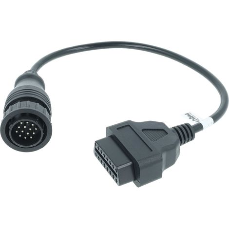 vhbw adattatore OBD2 OBD1 a 14 pin a OBD2 compatibile con Mercedes Vito, Sprinter, Volkswagen LT auto - 30 cm
