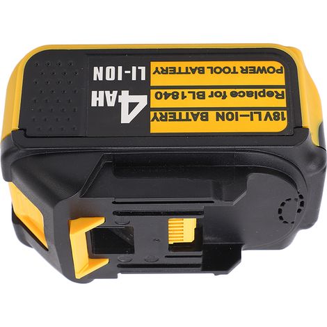 Batterie de remplacement 18V 4000mAh pour outils sans fil Makitα, avec indicateur de charge. Compatible BL1830/BL1850/BL1860, livrée seule. (1/5)