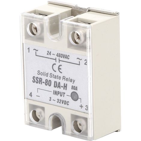 Relais statique CC/CA SSR haute qualité 80 A DA H 24-480 V CA (1/5)