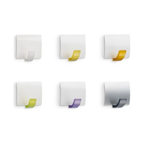 FPLUS percha adh.2310 blan.blist.2uds. , Percha adhesiva plastico pequeña.
Medida. 42x40x25 mm