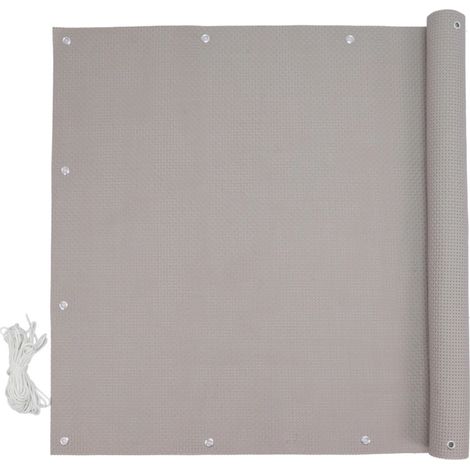 frangivista da esterno eurogarden in rotolo con fori grigio 3x1 m