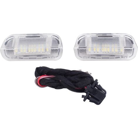 LED Innenraumbeleuchtung für VW, Skoda, Seat Einstieg hinten - Auto Lampe Premium E-geprüft - Versand DE