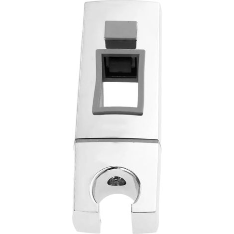Support coulissant pour pommeau de douche de salle de bain, barre carrée réglable, fixation murale (1 pièce) (1/4)