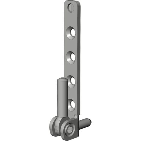 WINKHAUS Ecklager ESV.6-3-16.SL, symmetrisch, 100 kg, silber