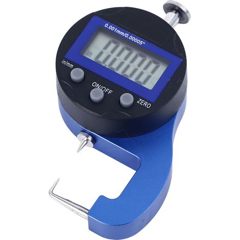 Micromètre numérique d'épaisseur 0,01 mm précision 0,0005 pouce instrument de mesure haute précision pour laboratoire et usage industriel (1/5)