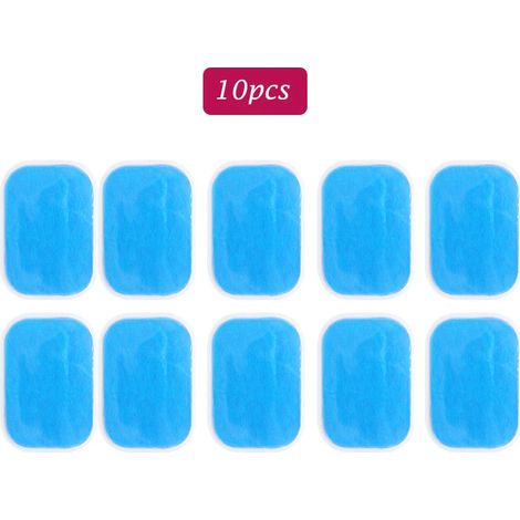 10/20 Hydrogel-Elektroden/Pflaster für EMS-Muskelmassage, Ersatzgel für Fitness, ABS-Bauchpflaster  05795-AquaForge