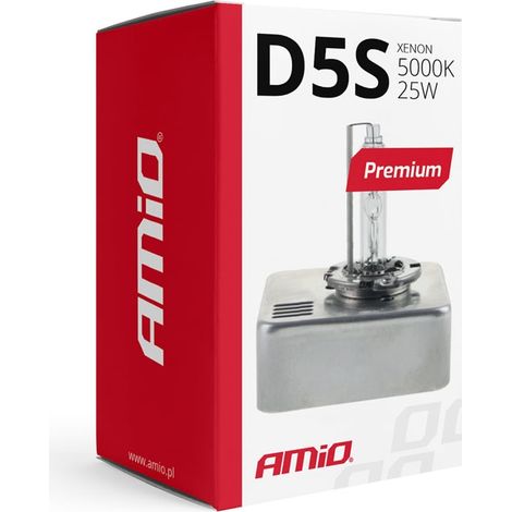 Ampoule xénon cachée xénon D5S 5000K AMiO premium amio-01220 (1/2)