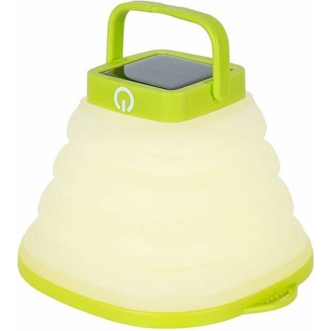 Lanterne LED pliable pour camping, lumière blanche chaude, étanche, rechargeable par USB, 3 modes de gradation, lampe de poche (1/5)
