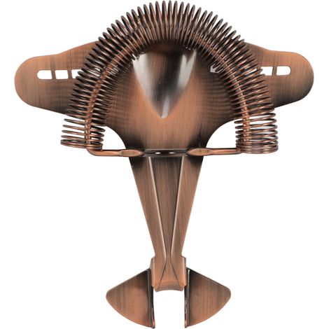 Passoire à cocktail Avion de Chasse, passoire en acier inoxydable bronze rouge pour barman professionnel et bar à domicile (1/5)