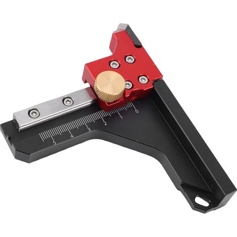 Jauge de hauteur pour scie sur table en alliage d'aluminium précise règle de mesure de profondeur calage pour menuiserie routeur table (1/5)