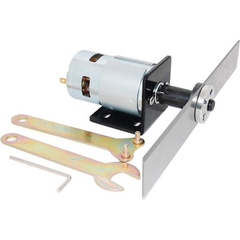775 Gear Motor 12V/24V DC Circular Saw Kit Mini Table Saw for Cutting/Polishing Blades (1/5)
