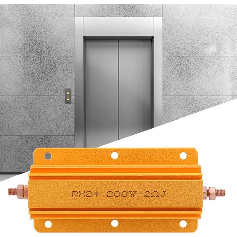 RX24 200W 2R Widerstand, vergoldetes Aluminiumgehäuse (1/5)