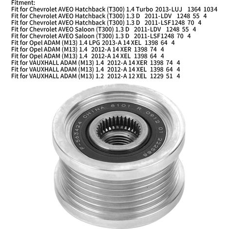 Lichtmaschinenriemenscheibe CHEVROLET / OPEL / VAUXHALL F-563424 (1/5)