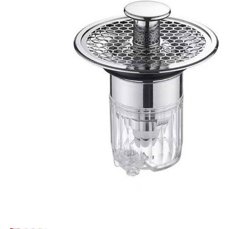 Bouchon d'évier, bouchon d'évier de salle de bain 32-42 mm, bouchon d'évier universel à poussoir, bouchon d'évier de cuisine, bouchon d'évier de salle de bain, bouchon d'évier avec filtre anti-obstruc (1/5)