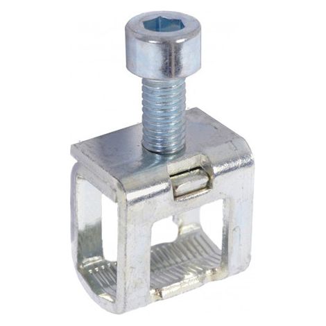 Connecteur de fil 10mm² à 35mm² avec vis M6 pour barre 12X4mm non percée ref 037349 (non inclus) LEGRAND 037362 (1/2)