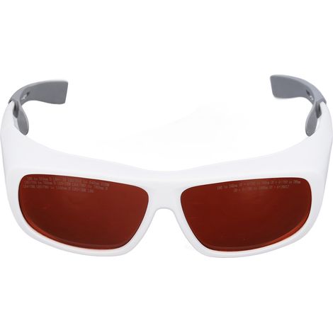 PC-Laserschutzbrille 180–540 nm, 750–1100 nm, schnelle Reaktionszeit, Augenschutz, weiß, leichte Laserschutzbrille (1/5)