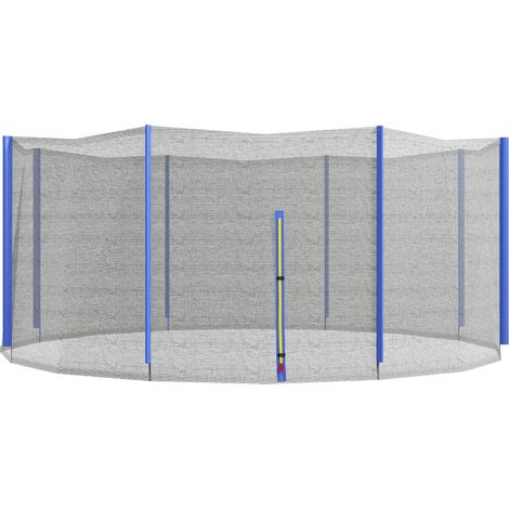 Filet de remplacement trampoline Ø 426 cm 8 poteaux droits entrée zippée