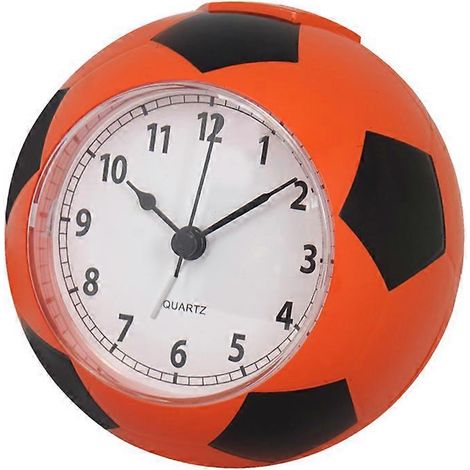 Réveil silencieux en forme de ballon de football, horloge de chevet décorative personnalisée en forme de ballon de football 3D (1/5)