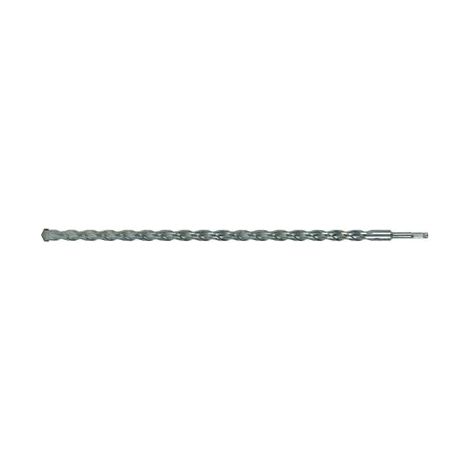 Ribitech – Foret béton SDS+ 25mm – Longueur 600mm – Carbure de tungstène pour perçage béton armé – 2 taillants - PRSDS25X600