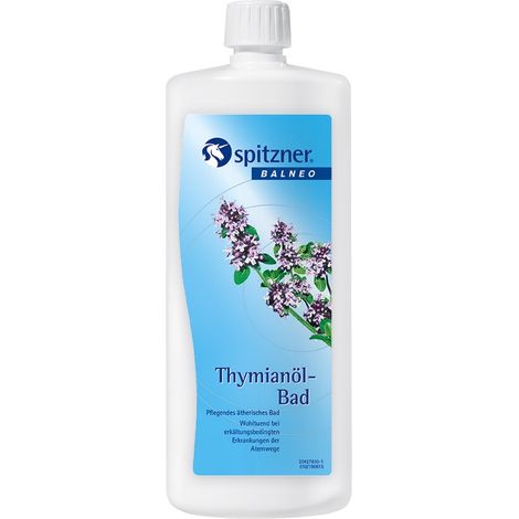 Spitzner Thymianöl Bad 1 Liter Gesundheitsfördernder Badezusatz mit ätherischem Öl