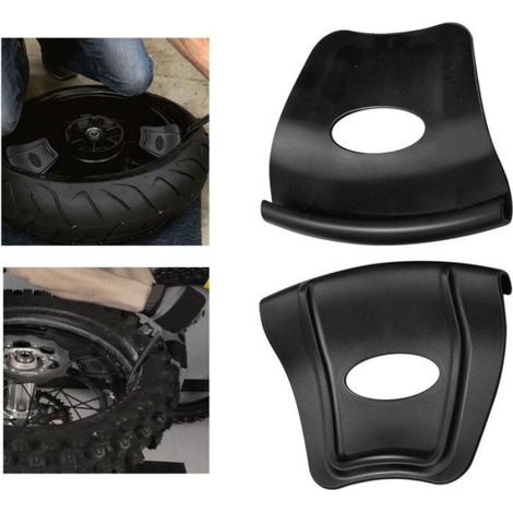 Protecteur De Jante - Nylon - Pour Moto Et Dirt Bike - 14 x 10,2 x 2 cm - 1 Paire (1/5)