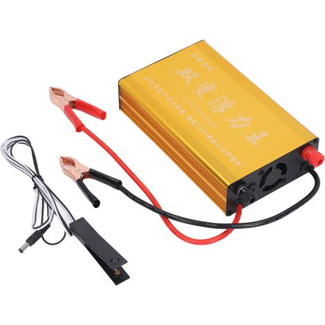 Convertisseur de batterie à économie d'énergie 12 000 W en alliage d'aluminium, double amplificateur de batterie variable 12 V (1/5)