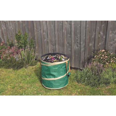 Sac jardin - CAP VERT - Sac ressort 100 l - Vert - 47 x 50 cm (1/5)