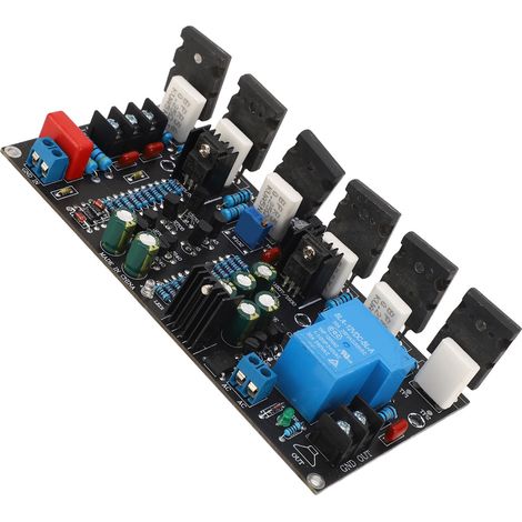 Carte d'amplificateur de puissance 300W, module d'amplificateur de puissance audio monocanal 1943+5200, CC ±20-90V. (1/5)