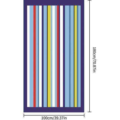 Strandtuch, ultrafeines, saugfähiges Strandtuch aus Fasern, bedrucktes Handtuch, Strandmatte
