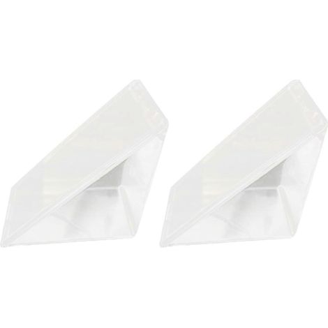 Boîte à sandwich triangulaire, transparente, lavable, multifonctionnelle (1/3)